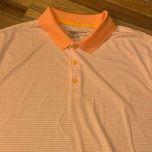 Nike Golf standard fit Dri-Fit collared shirt. Men’s large.